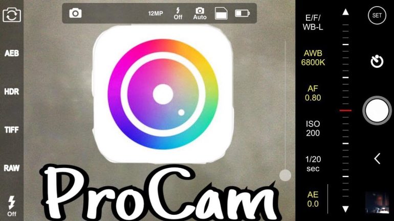 ProCam app