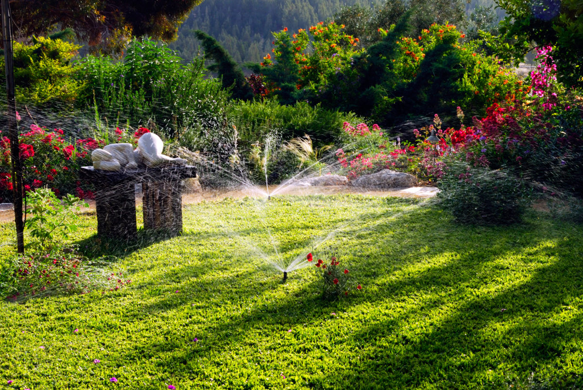 Sprinkler systems garden