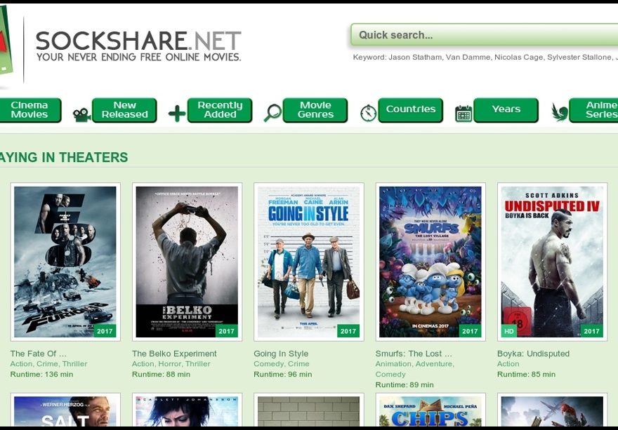 Sockshare hot sale movies download