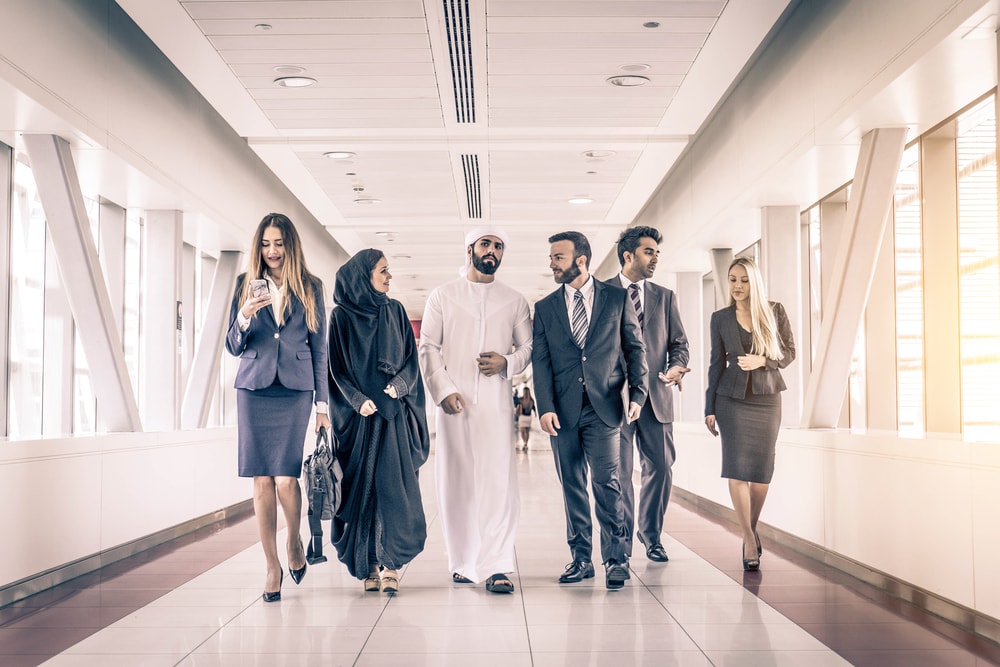 Asian People in UAE for Business