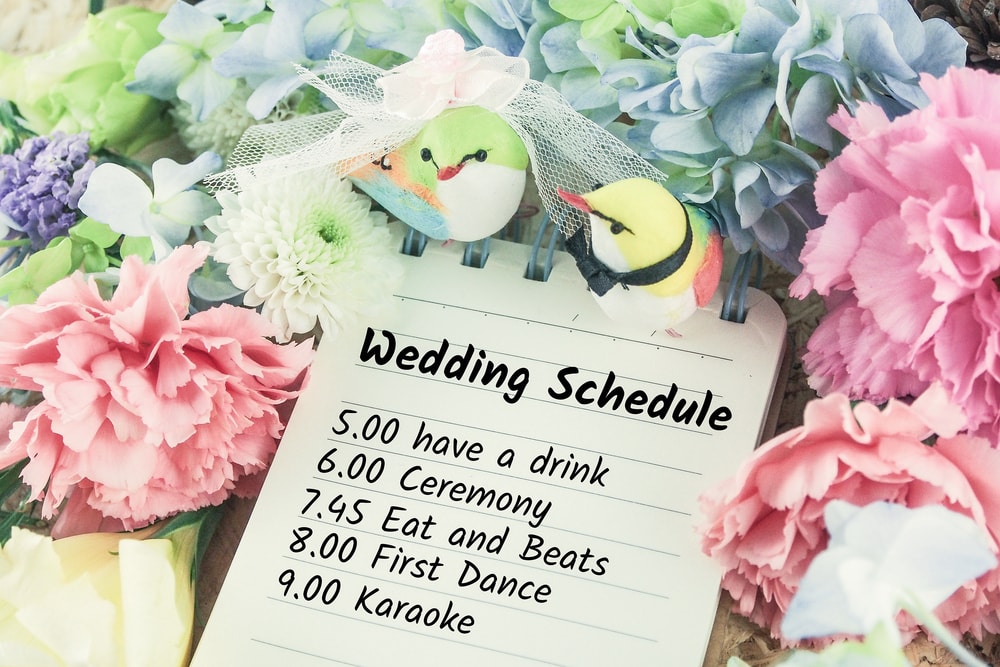 Wedding Schedule