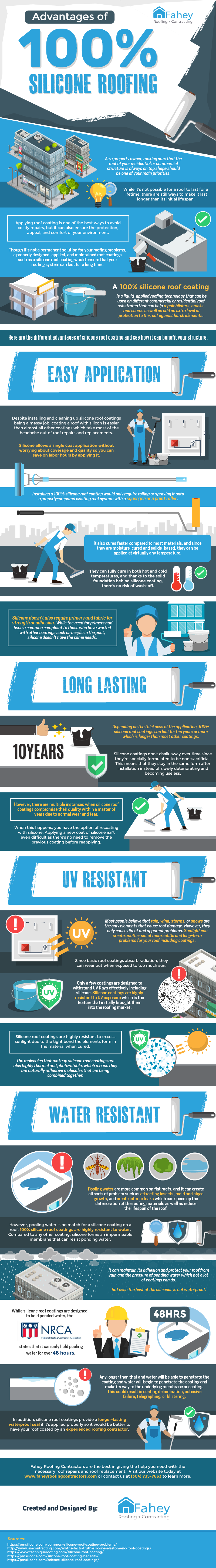 Advantages of 100% Silicone Roofing (Infographics)