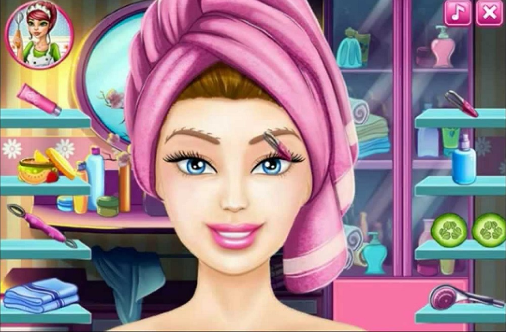 Play make up games. Игра макияж Барби. Барби макияж игры для девочек. Макияж Барби для девочек. Барби макияж мультик.