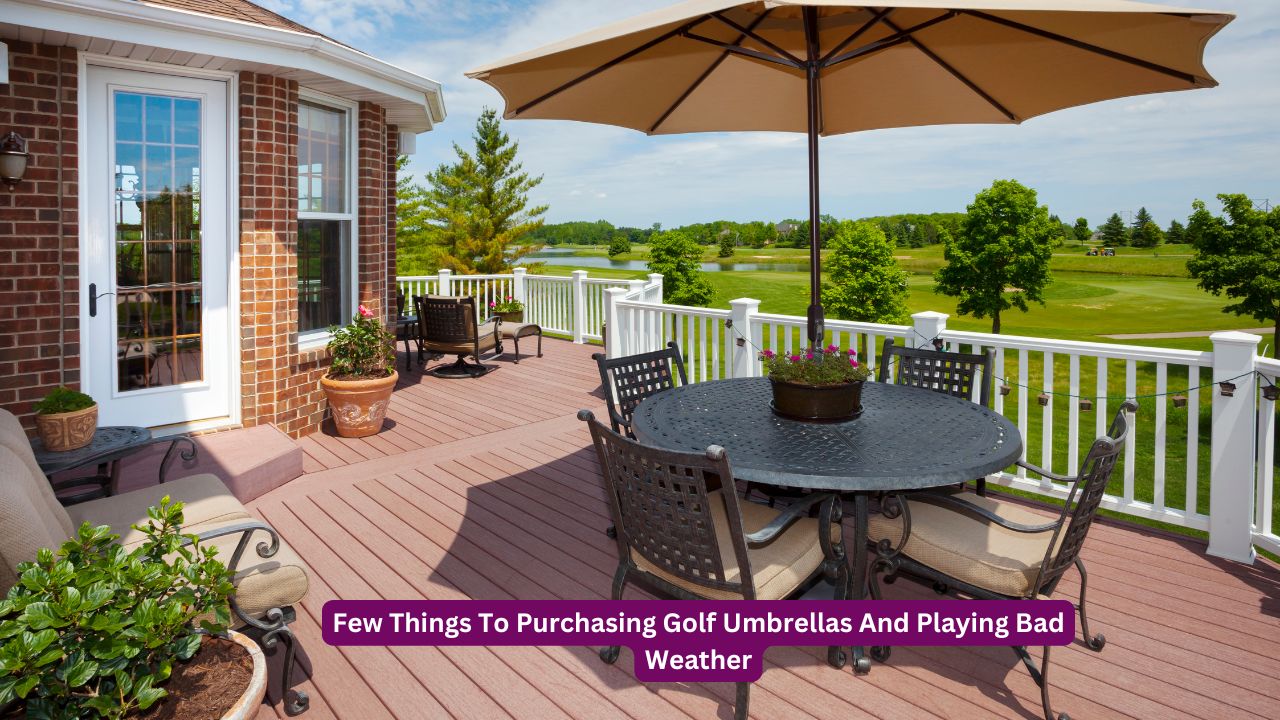 Few Things To Purchasing Golf Umbrellas And Playing Bad Weather