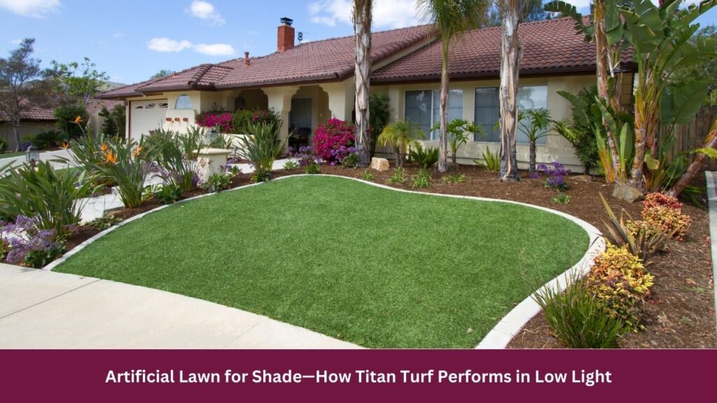 Artificial Lawn for Shade—How Titan Turf Performs in Low Light
