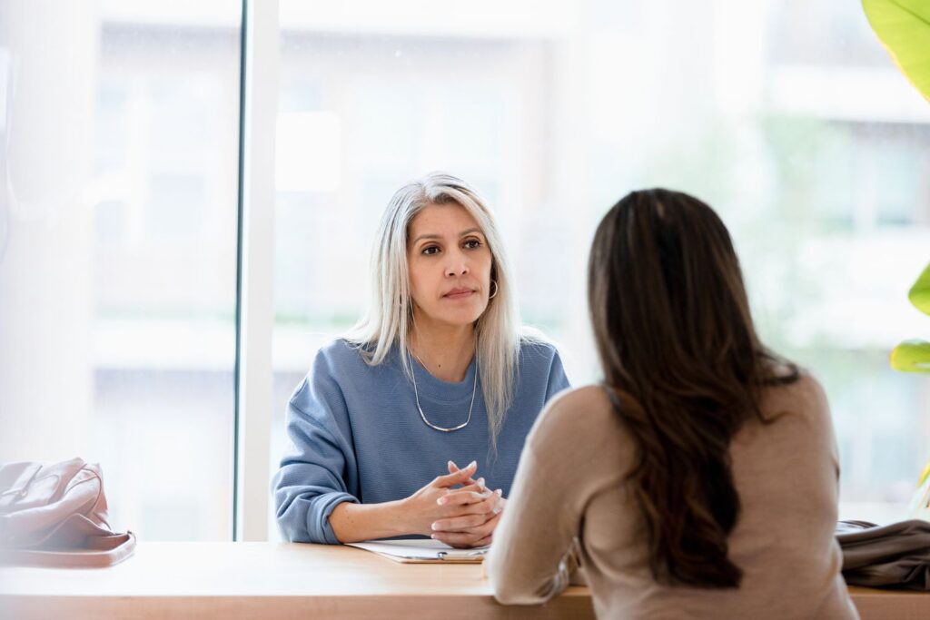 Women's Lend Presenting a Secure Lender