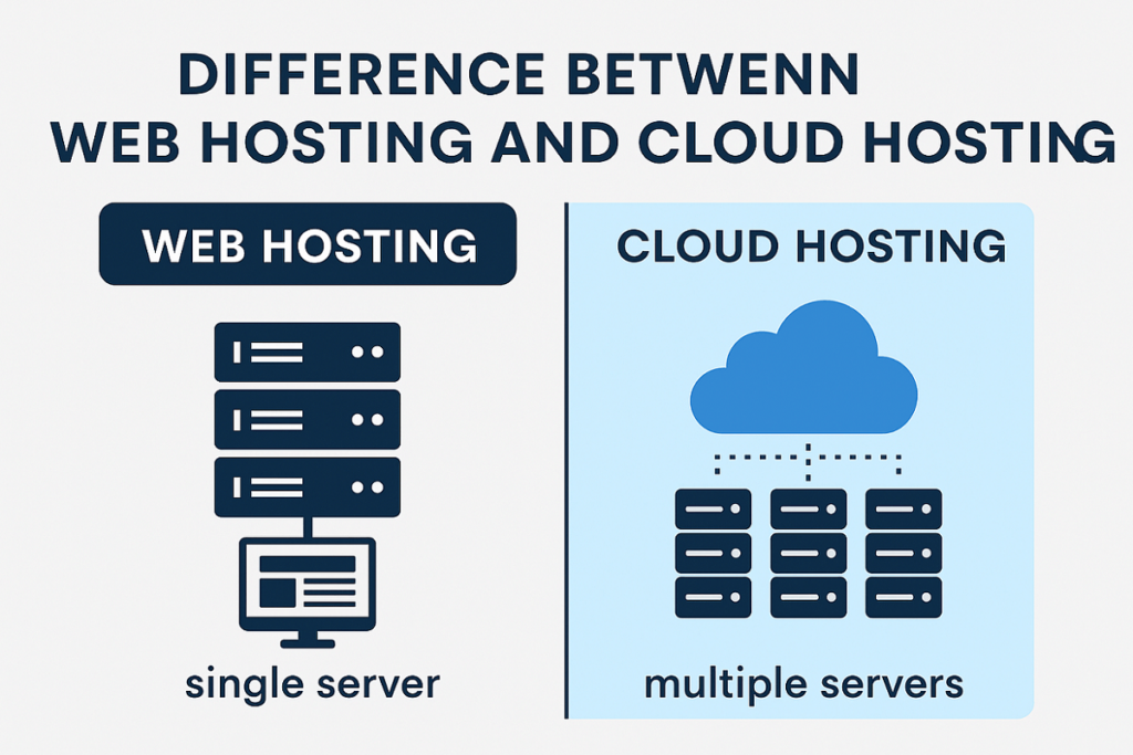 Difference between web hosting and Cloud Hosting