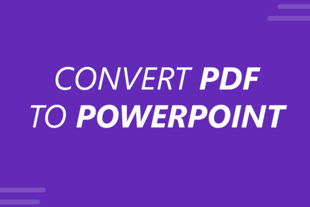 How to Change a PDF into a PPT for Free