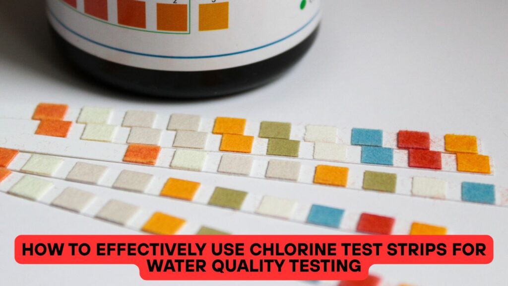 How to Effectively Use Chlorine Test Strips for Water Quality Testing