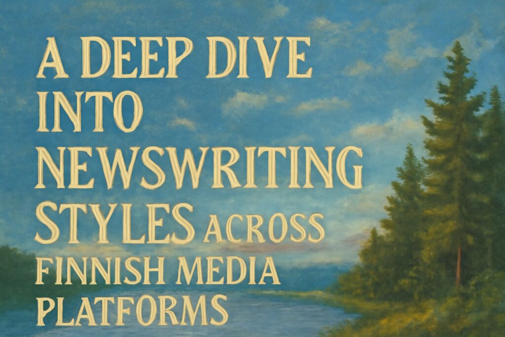A Deep Dive into Newswriting Styles Across Finnish Media Platforms