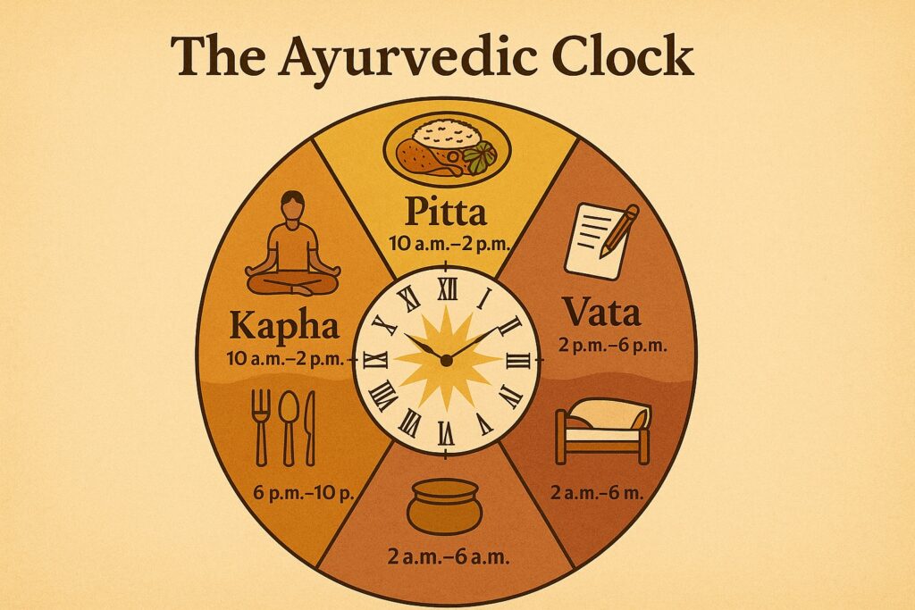 The Ayurvedic Clock: Aligning Your Daily Routine with Nature’s Wisdom