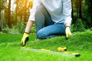 Sagging or Uneven Artificial Lawn Patches