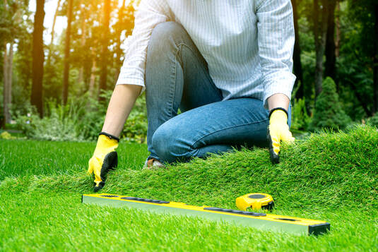Sagging or Uneven Artificial Lawn Patches