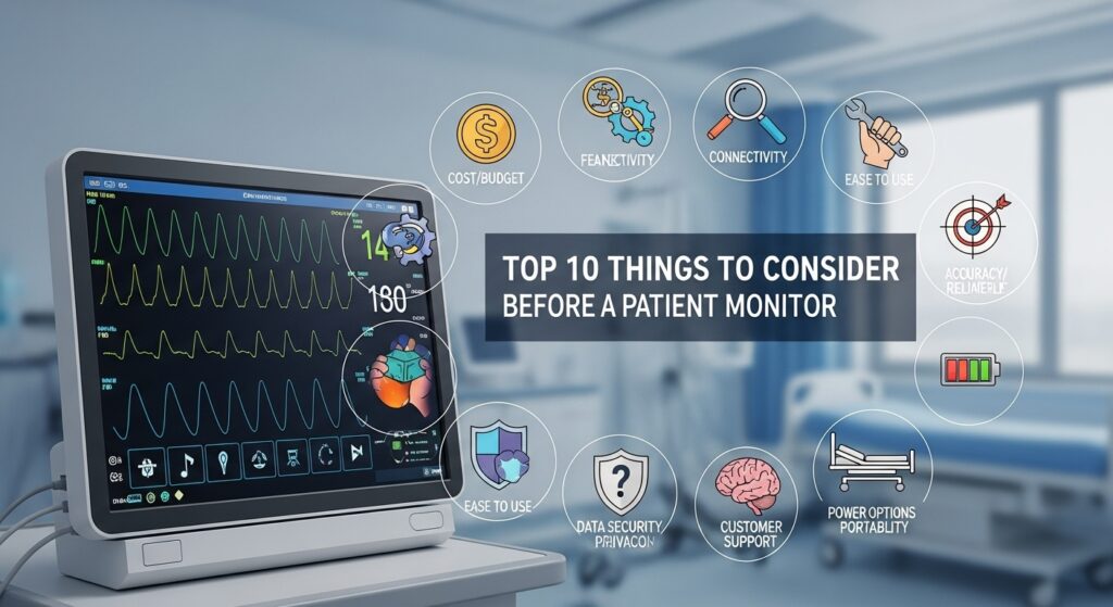Top 10 Things to Consider Before Buying a Patient Monitor