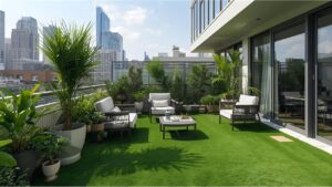 artificial lawn urban areas