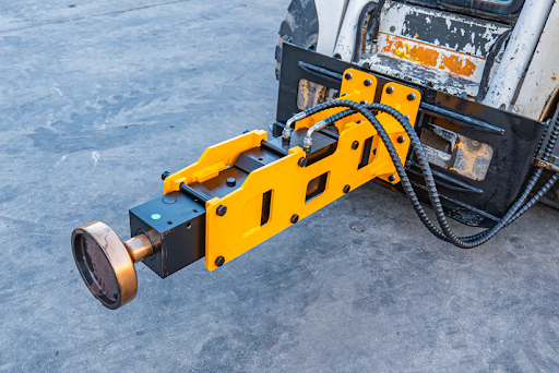 Power Up Your Worksite with the MMS Skid Steer Breaker