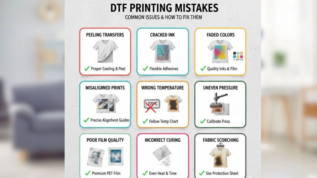 Avoid These 9 Common DTF Transfer Mistakes (And What to Do Instead) 