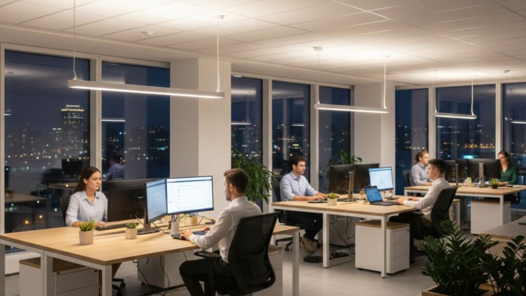 commercial lighting upgrade