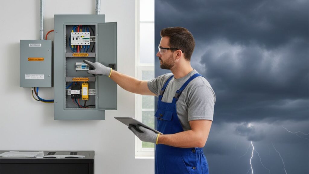 prepare electrical system for extreme weather
