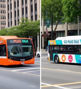 Bus advertising