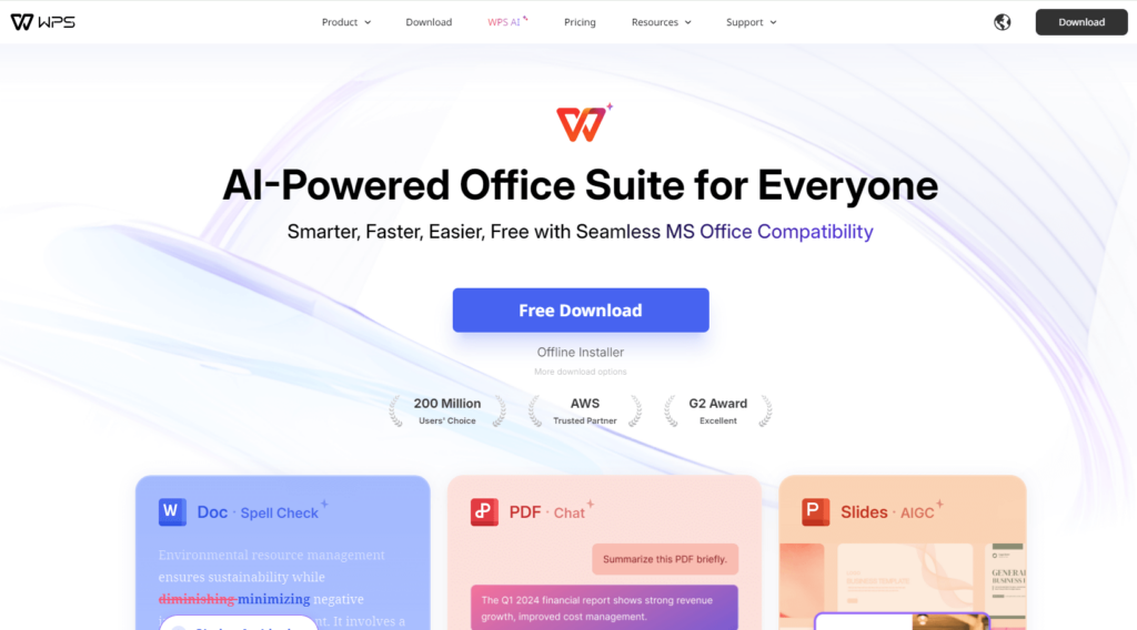 WPS Office download