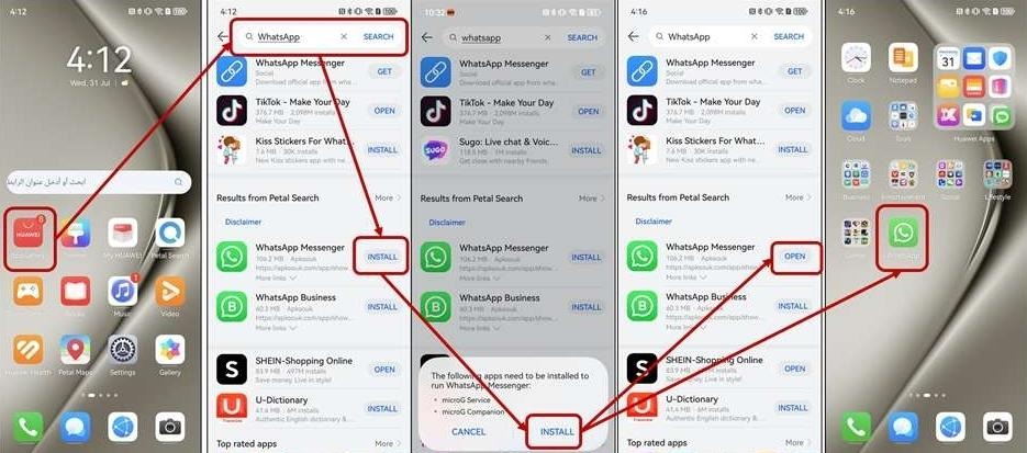 Huawei WhatsApp
