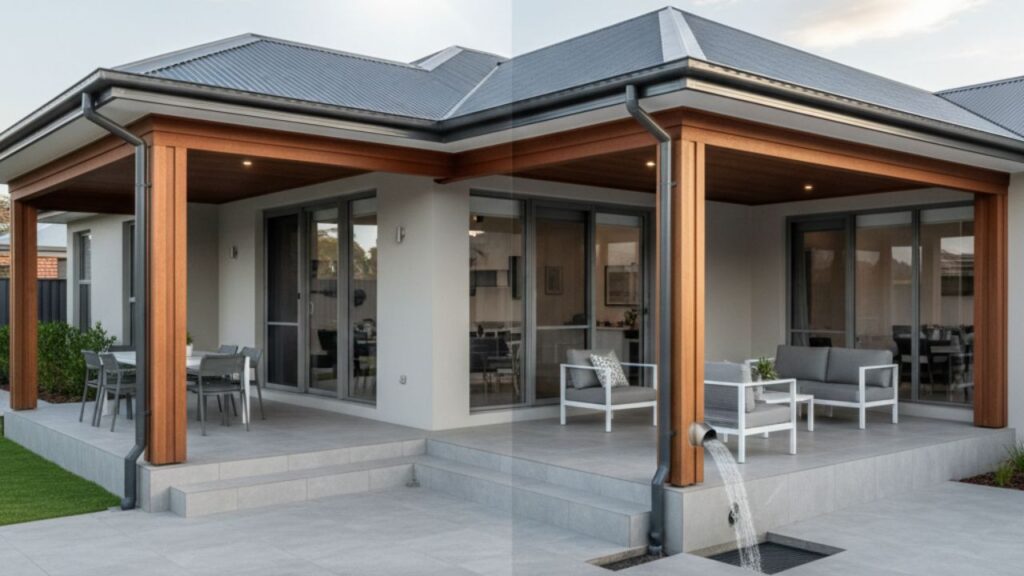 guttering verandah design