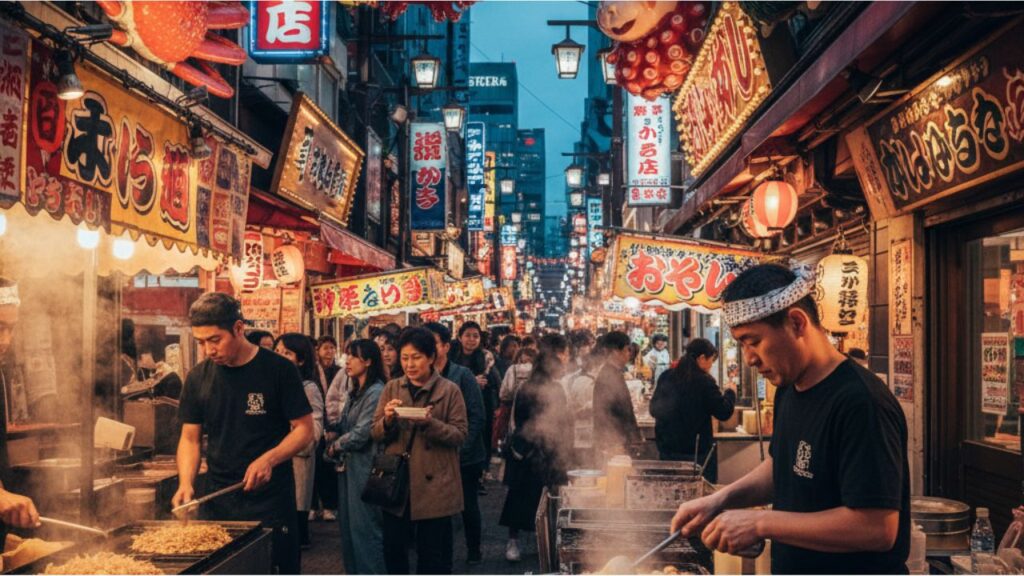 Osaka street food