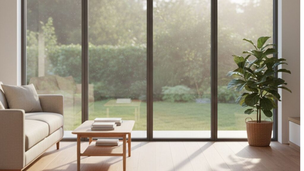 double glazing condensation reduction