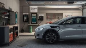 home EV charging station installation