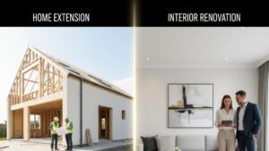 home extension vs renovation