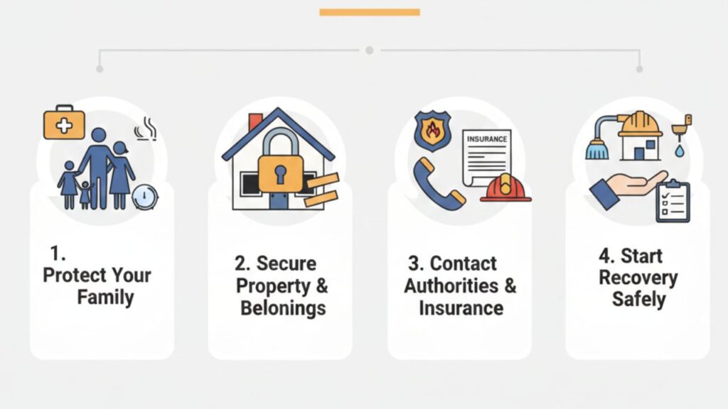 Immediate Steps After a House Fire