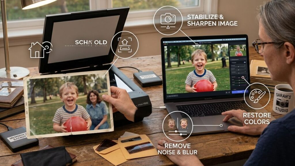 Fix Blurry Childhood Photos