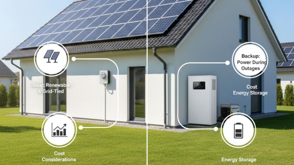 Solar vs Backup Power Systems