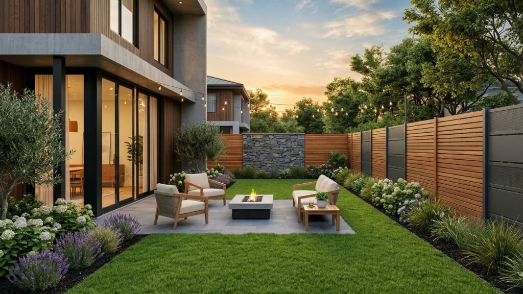 Modern Fencing Ideas Outdoor Space