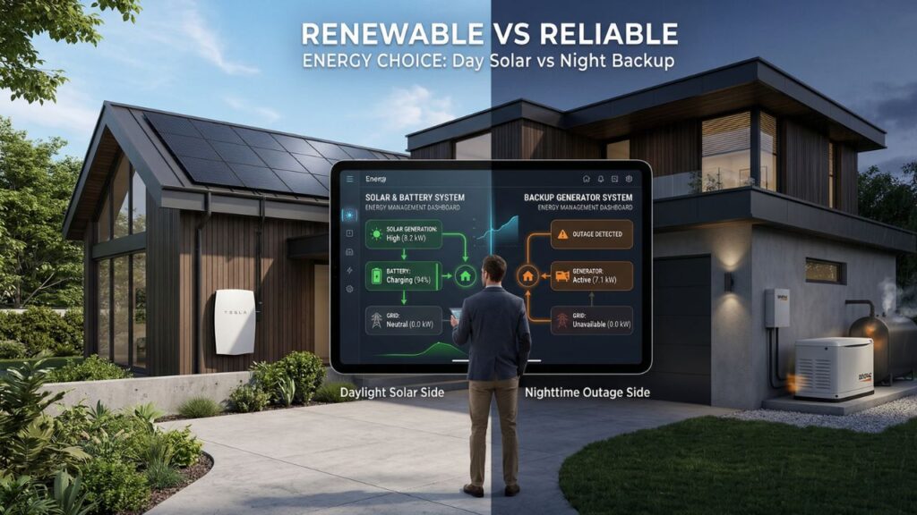 Solar vs Backup Power Systems