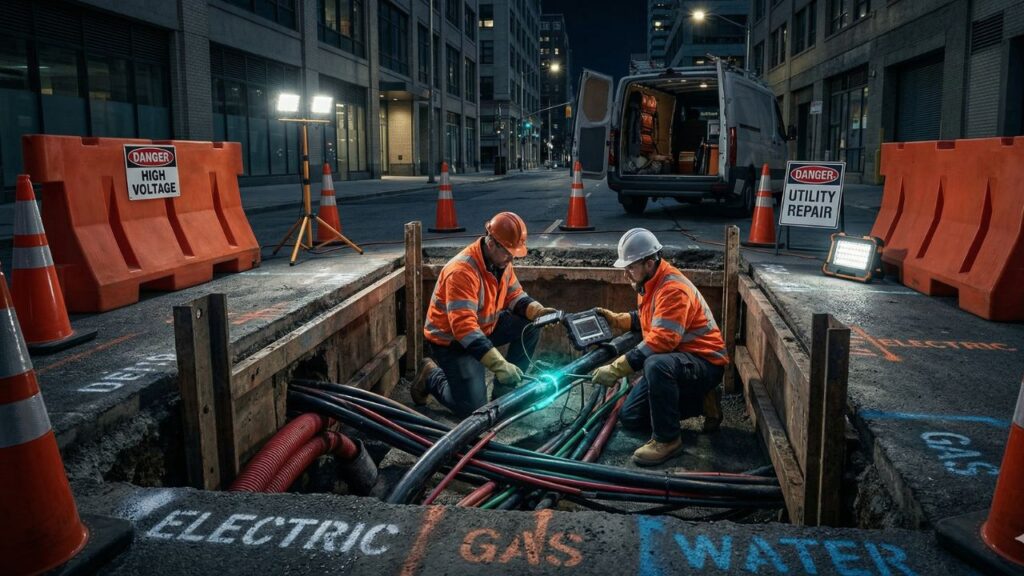 Underground Fault Repairs Power Issues