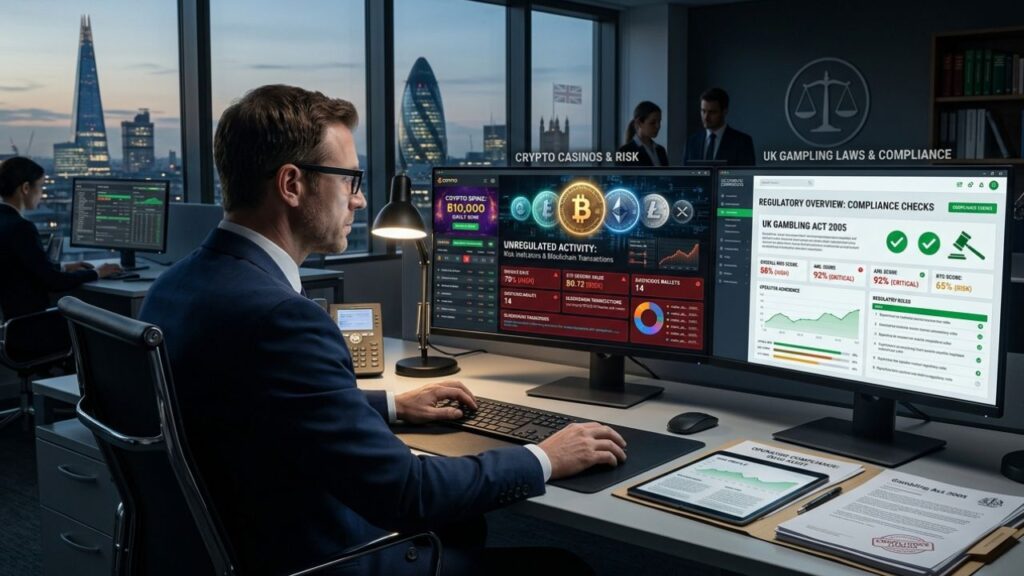 crypto casinos UK legality