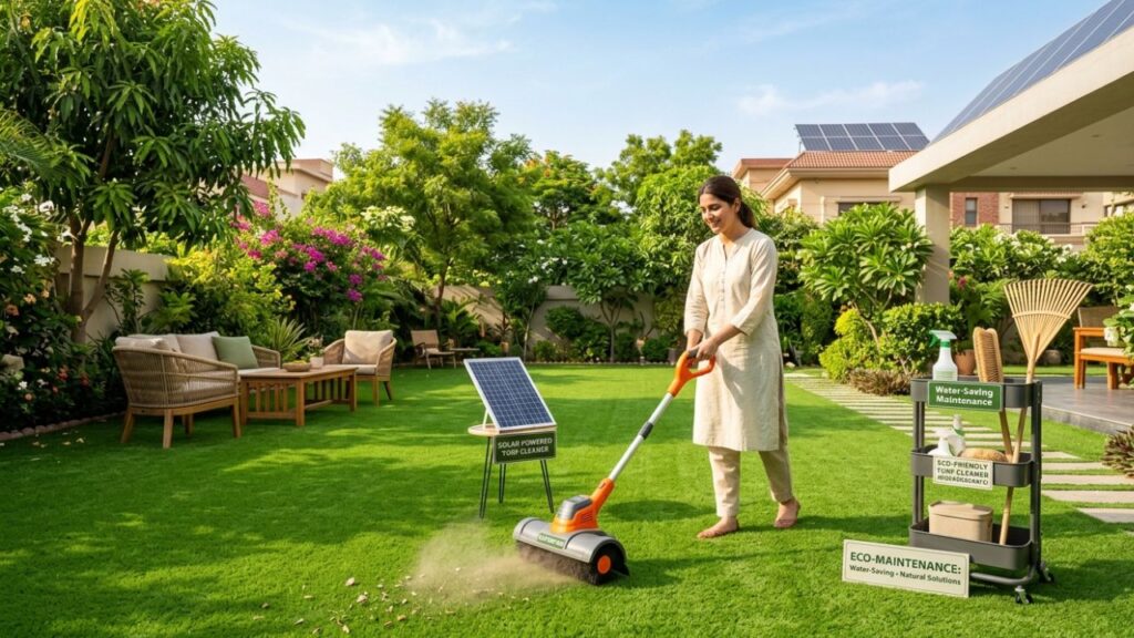 artificial grass maintenance eco friendly