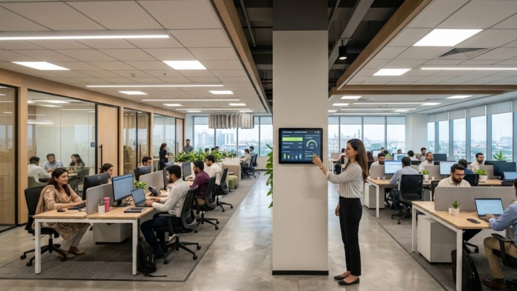 energy efficient lighting commercial spaces