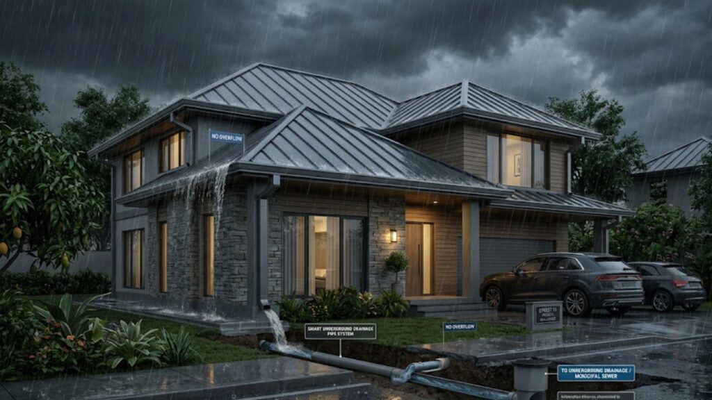 guttering solutions heavy rain protection