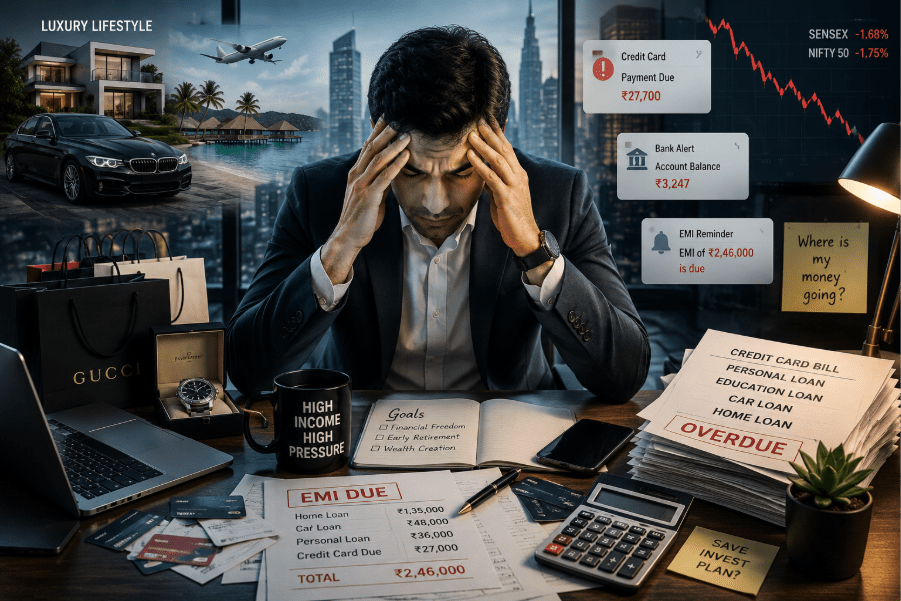 The Silent Wealth Crisis: Why High-Income Professionals Still Struggle Financially 