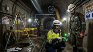 oxygen monitoring underground workspaces
