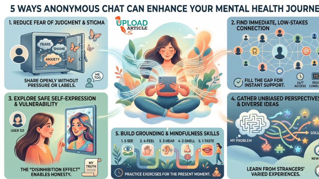 5 Ways Anonymous Chat Can Enhance Your Mental Health Journey