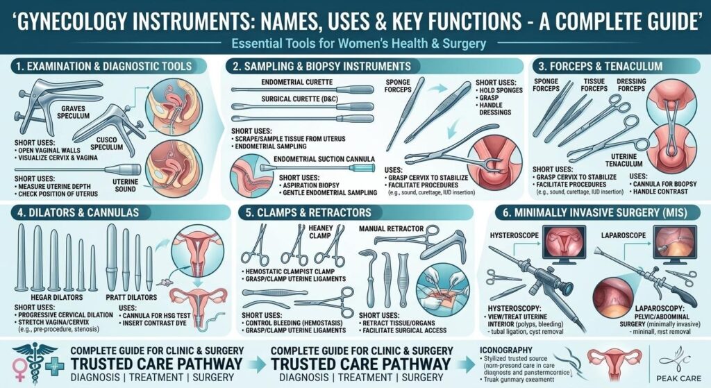 Gynecology Instruments Names and Uses: A Complete Guide