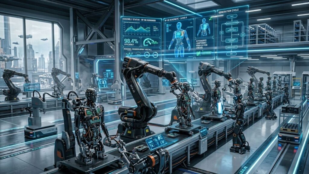 robots building robots