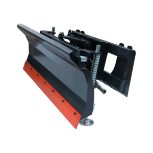 Angled Snow Pusher Blade Efficiency