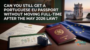Portuguese passport without moving full-time